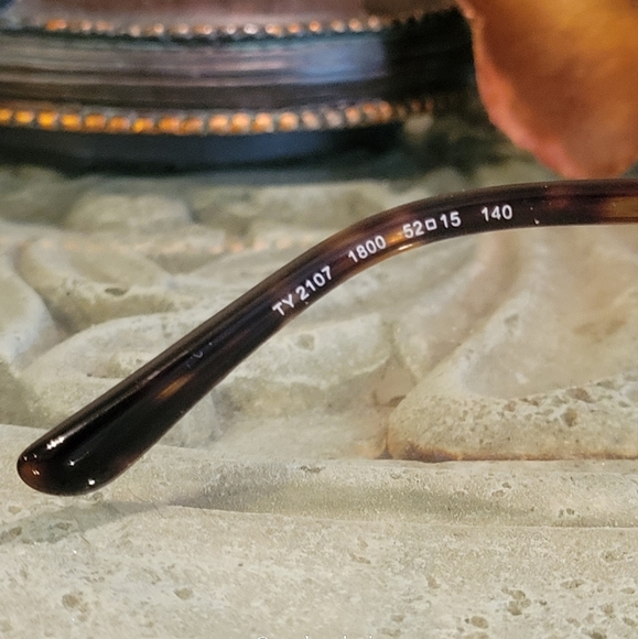 New Tory Burch TY 2107 Dark Tortoise Plastic Square Eyeglasses Designer #62 - Picture 10 of 17